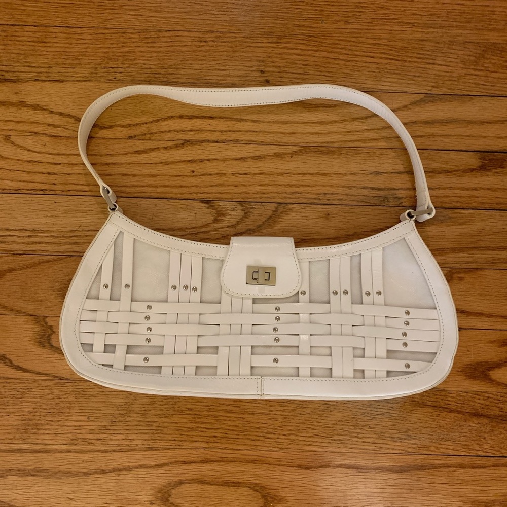 Y2K Vintage White Shoulder Bag